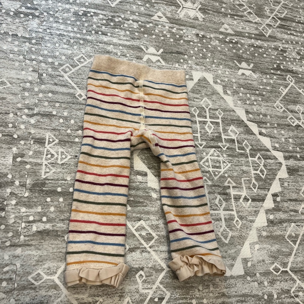 Ruffle Butts Multicolor Striped Baby tights